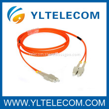 High Temperature SC DX 62.5 / 125 Fan-out Fiber Optic Patch Cord For Telecommunication Networks